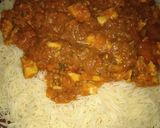A picture of step 2 of Seffa with Chicken.