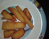 A picture of step 2 of Deep fried ugali for breakfast.