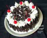 Foto langkah ke 9 dari resep Black Forest Lembut Manja ♥️.