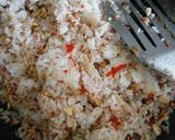 Foto langkah ke 10 dari resep Nasi bakar telur kornet (praktis simpel mudah dan enak).