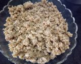 A picture of step 4 of Kachariyu pak(Gujarat's winter sweet).