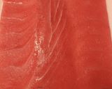 A picture of step 1 of Linguine with fresh tuna steak.