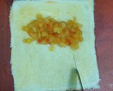 Hình bước làm 5 của món BÁNH NHÂN TÁO QUẾ (VỎ LÀM TỪ BÁNH MÌ Sandwich)