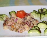 A picture of step 2 of Black chana chaat.