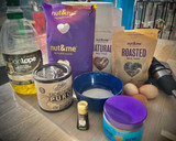 Foto del paso 1 de la receta: Brownie saludable de almendras con pasas (en airfryer)