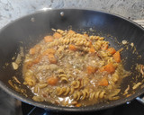 Foto del paso 4 de la receta: Fusilli cremoso con bacon y calabaza