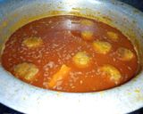 A picture of step 12 of Koftay Aloo.