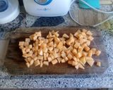 Foto del paso 1 de la receta: Budín de melón 🍈en licuadora