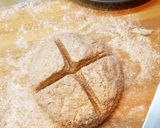 Foto del passaggio 3 della ricetta Pane integrale senza lievitazione 🥖 SODA BRED SEMPLICE