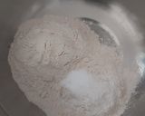 A picture of step 2 of Wheat and Jaggery Cake.