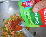A picture of step 8 of Vegetable sevaie.
