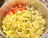 Foto del paso 3 de la receta: Ensalada de pasta con quesitos y orégano, “sin gluten “