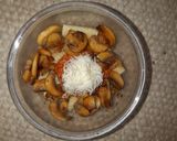A picture of step 1 of Tortiglioni Pasta With Mustard Mushroom Sauce and Yummy Additions.