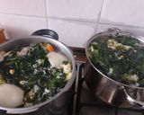A picture of step 4 of Stew with Spinach and Cauliflower.
