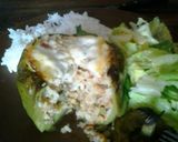 Foto del paso 3 de la receta: Morrón relleno de carne de soya, arvejas y queso de cabra