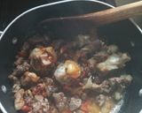 A picture of step 7 of Mutton fry.