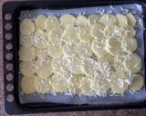 Foto del paso 1 de la receta Rollo de patata relleno con pollo y verdura / comida de Marruecos