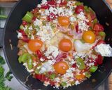 Türkisches Frühstück "Menemen" Rezeptschritt 3 Foto