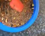 A picture of step 11 of Volcano rice with pepper sauce.