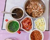 Hình bước làm 6 của món Xôi gà hoa nấu nồi cơm điện