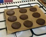 A picture of step 6 of Vickys Christmas Pudding Cookies, GF DF EF SF NF.