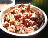 Foto langkah ke 1 dari resep Serundeng daging pedas cabe kering.
