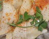 A picture of step 3 of Fry aloo.