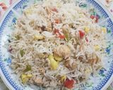 A picture of step 8 of Chicken fried rice.