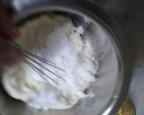 A picture of step 1 of Tiranga Shrikhand.