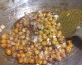 A picture of step 5 of Chana chilli.