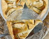 Une image de l'étape 8 de TARTE AMANDINE AUX POMMES RUSTIQUE (sans moule à tarte).