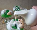 Gambar langkah 10 resipi Buko Pandan.
