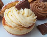 Vaníliás-csokis szalagos fánk recept fázis 7 fotója