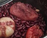 Foto del paso 3 de la receta: Los frijoles más cremosos 🫘 Porotos colorados con crema de vegetales de temporada