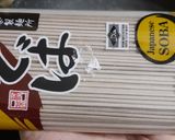 Hình bước làm 1 của món Mì soba sốt táo