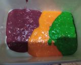 Foto langkah ke 3 dari resep Bolu kukus rainbow takaran sendok.