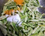 A picture of step 3 of Tindora dry sabji.