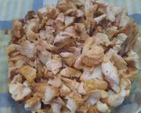 Foto del paso 1 de la receta: Pollo desmenuzado con jardinera