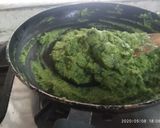 A picture of step 2 of Hara bhara kebab.