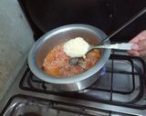A picture of step 4 of Chicken karhai.