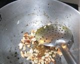 A picture of step 3 of Banaras style choora (poha)matar.