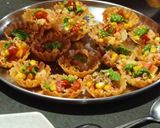 A picture of step 2 of Corn Basket Chaat.