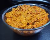 A picture of step 5 of Raw Mango Grated pickle.