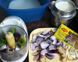 A picture of step 3 of Punjabi maggi magic masala kei Royal kadhi chawal.