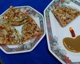 A picture of step 7 of Potato Sabzi Pizza.