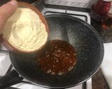 A picture of step 4 of Gachas Manchegas.