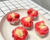 Foto langkah ke 7 dari resep Bolu Kukus Merah Putih.