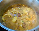 Kolbászos tojáspörkölt recept fázis 4 fotója