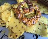 Une image de l'étape 1 de Jus d'ananas au gingembre et citron.