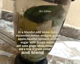A picture of step 1 of Cucumber Mocktail.